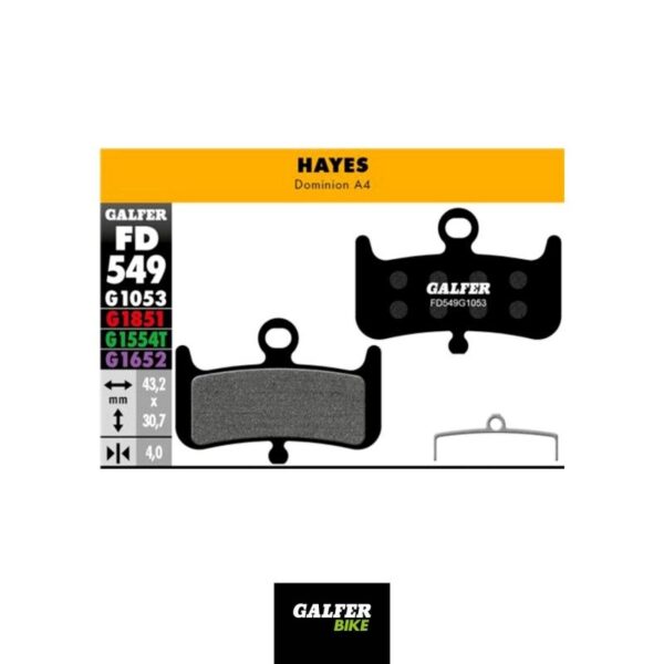 Galfer Pastillas Hayes Dominion A4